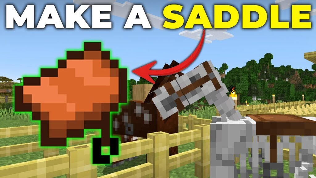 How to make a Saddle in Minecraft? Easy Guide